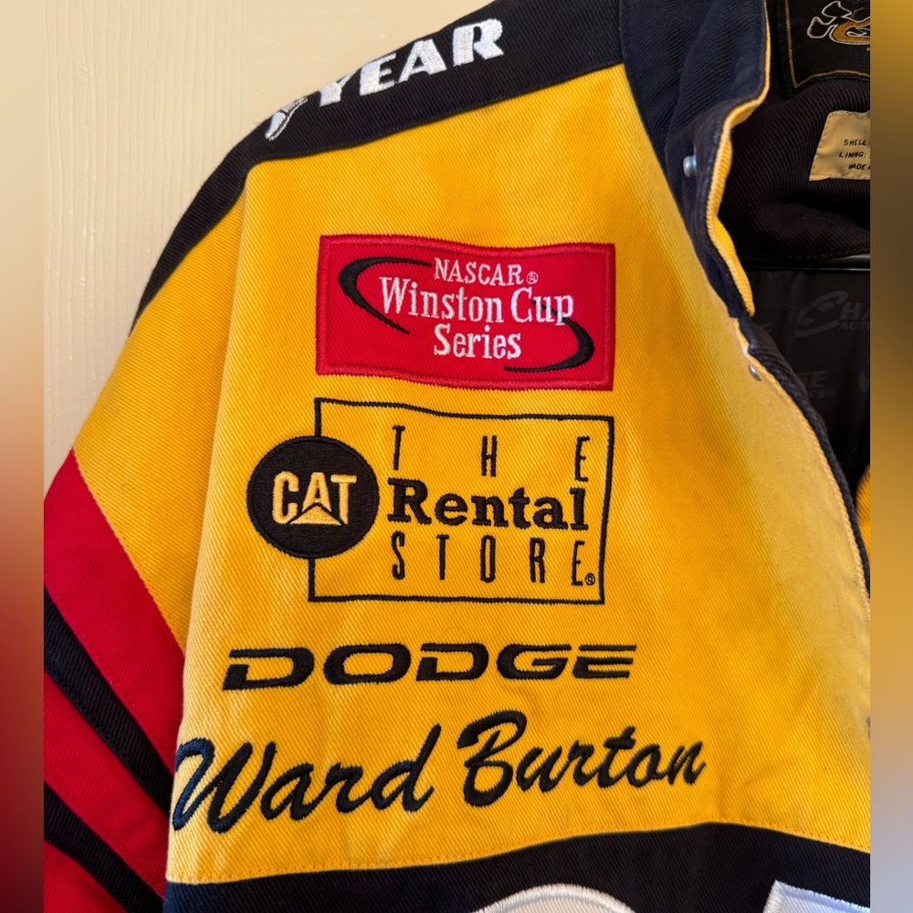 Vintage Ward Burton Bill Davis Racing NASCAR Jacket - Picture 5 of 8